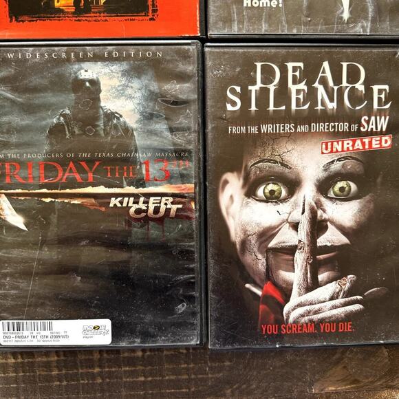 Horror Movie DVDs Nightmare On Elm St, Friday The 13th, Halloween, Dead Silence - Picture 3 of 6